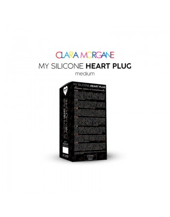 sexy My Silicone Heart Plug - Noir
